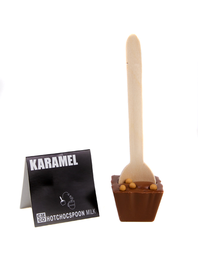 Шоколад на ложке Карамель